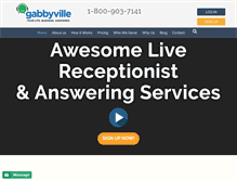 Tablet Screenshot of gabbyville.com